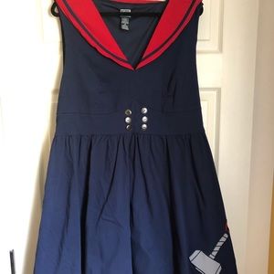 HER UNIVERSE Thor Dress w/ Built in Petticoat